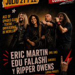 Eric Martin (Mr. Big), Edu Falashi (Angra) y Ripper Owens (Judas Priest) en Colombia