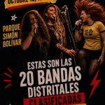 Estas son las 20 bandas distritales clasificadas a Rock al Parque