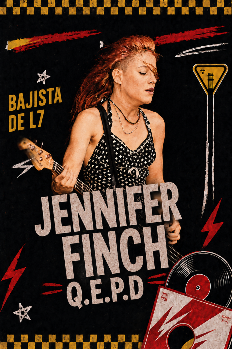 Falleció Jennifer Finch, bajista de L7 