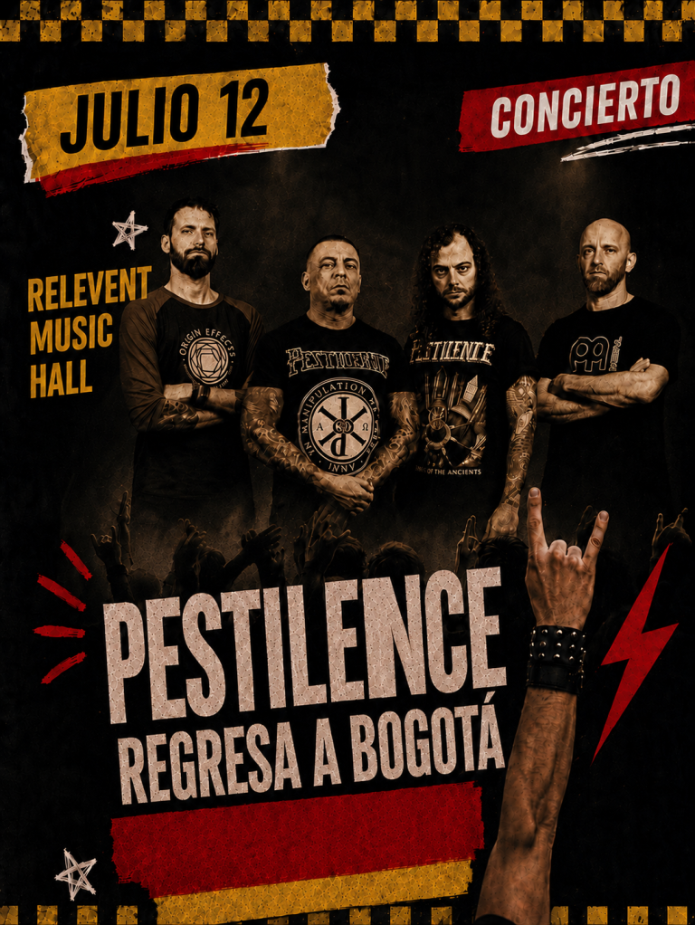 Pestilence regresa en concierto a Bogotá 