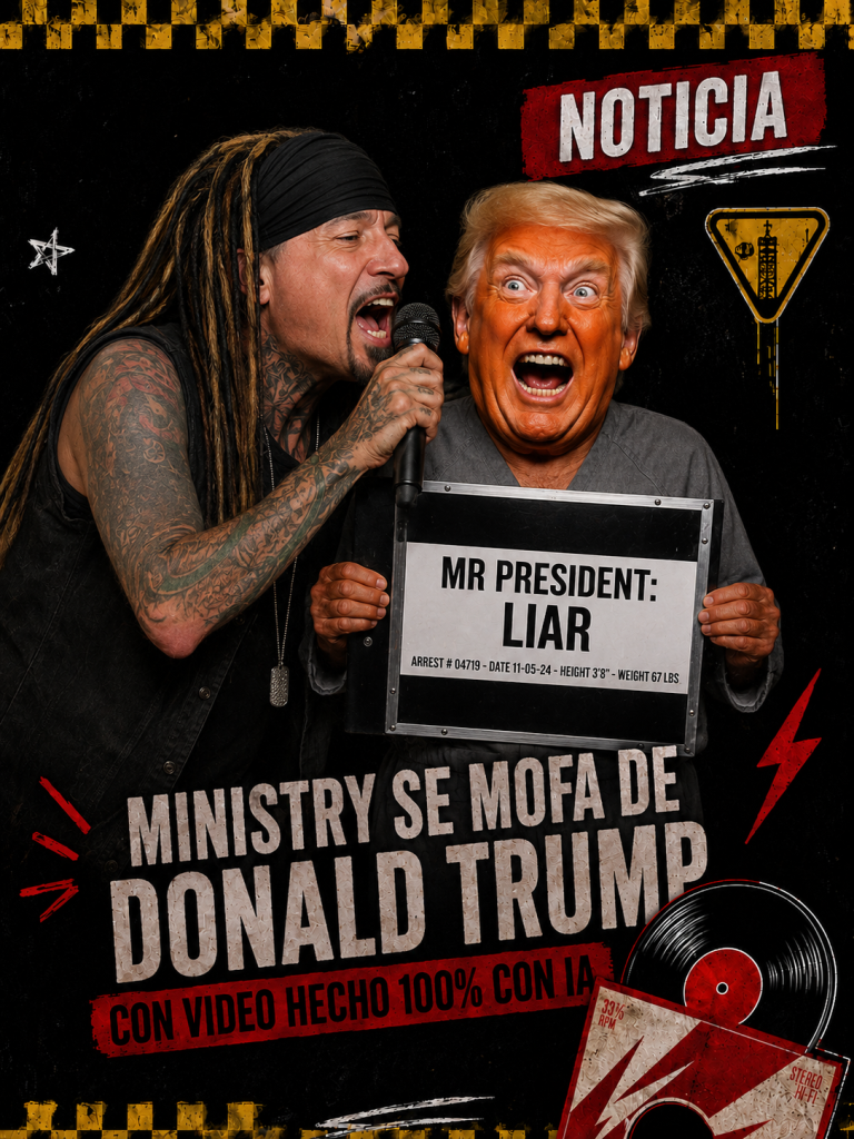 Ministry se mofa de Donald Trump con video hecho 100% con IA 
