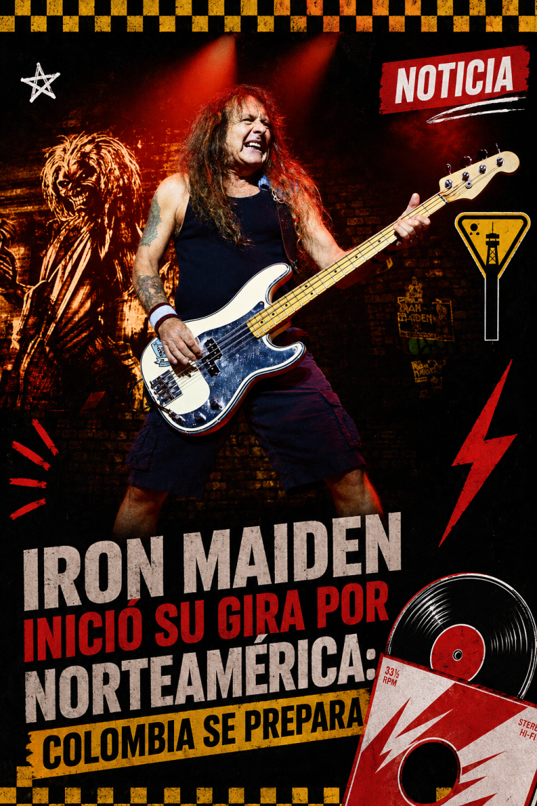 Iron Maiden inició su gira por Norteamérica: Colombia se prepara 