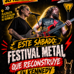 Este sábado: Festival Metal que Reconstruye en Kennedy 