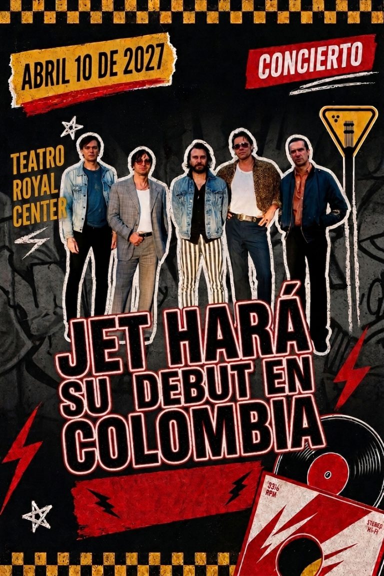 Jet hará su debut en Colombia 