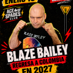Blaze Bailey regresa a Colombia en 2027 