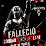 Falleció Conrad “Cronos” Lant, líder de Venom